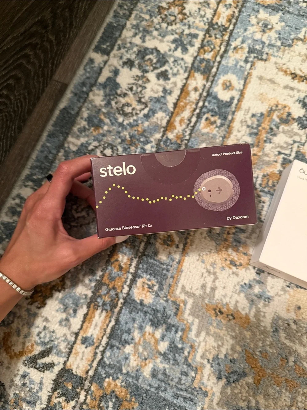 Oura Ring 4 Silver Size 7 + Dexcom Stelo CGM Bundle | lightly used